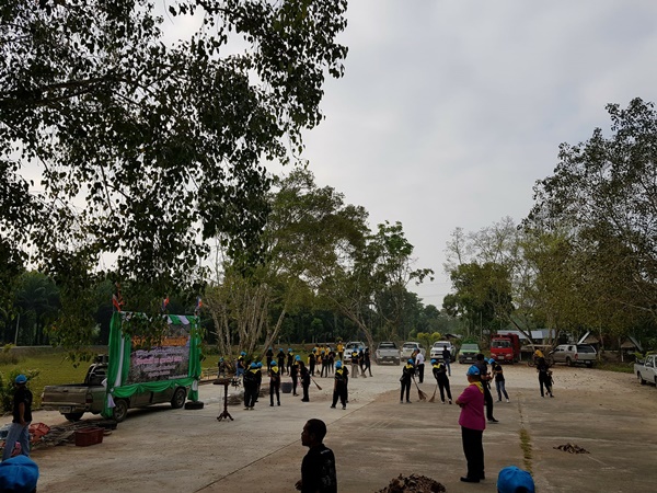 โครงการรักน้ำ รักป่า รักษาแผ่นดิน กิจกรรมปรับปรุงแหล่งน้ำบึงนบหลวง