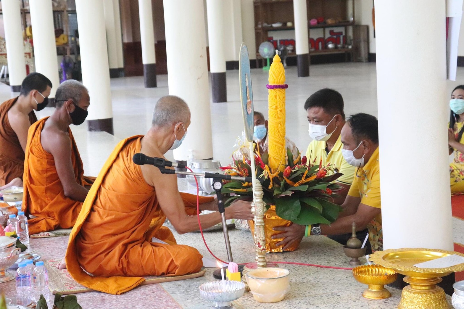 โครงการจัดงานประเพณีถวายเทียนพรรษา ประจำปี 2564